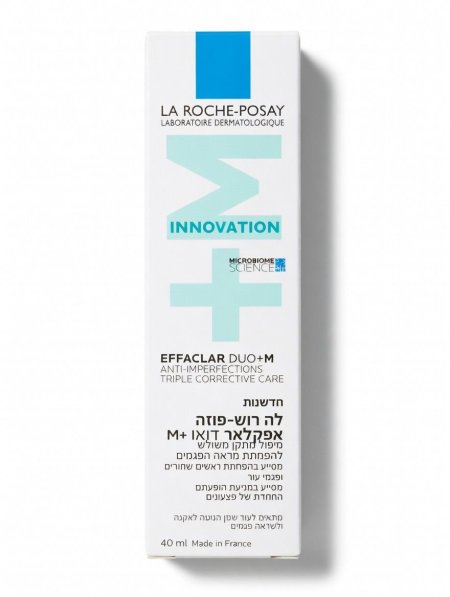 جل-كريم لاروش بوزيه إيفاكلار Duo+M مرطب وعلاج للبشرة الدهنية والمعرضة للحبوب – La Roche-Posay Effaclar Duo+M Gel-Cream Moisturizer